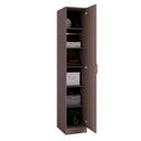 Ver imagem 5 de Guarda Roupa Modulado 100% MDF 1 Porta Orion CabeCasa MadeiraOriginals Madeiramadeira Marrom