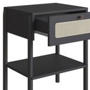 Ver imagem 5 de Mesa de Cabeceira com 1 Gavetas 50cm Arlo A10 Nero/preto - Mpozenato