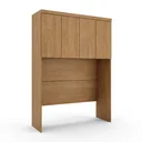Ver imagem 2 de Módulo de Guarda Roupa Aéreo Ponte Queen 167,6cm 100% MDF Cairo Marrom/Cinamomo