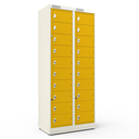 Ver imagem 1 de Armário de Aço Distribuidor 20 Portas - Nk 2410 Nilko Armários Amarelo Chave Padrão