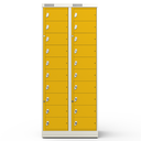 Ver imagem 2 de Armário de Aço Distribuidor 20 Portas - Nk 2410 Nilko Armários Amarelo Chave Padrão