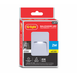Balizador Led Sobrepor 2w 6500k - G-light - 3
