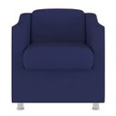 Ver imagem 2 de Kit 8 Poltronas Decorativa Bia Suede Azul Marinho - Twdecora