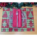 Ver imagem 6 de Kit 4 Jogos Americanos Retalho Árvore de Natal 43cmx34cm