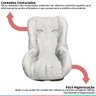 Capa Protetora Para Cadeira De Carro Infantil Universal Hipoalergênica Cinza D'Bella For Baby Capa P - 3