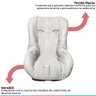 Capa Protetora Para Cadeira De Carro Infantil Universal Hipoalergênica Cinza D'Bella For Baby Capa P - 2