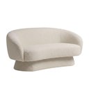 Ver imagem 1 de Sofá Liz 2 Lugares Fixo 150cm Off White Bouclé Nexta Casa