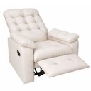 Ver imagem 2 de Poltrona Mari Reclinável Courino Off White - Sallar Home