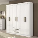 Ver imagem 1 de Guarda-Roupa Casal sem Espelho 6 Portas 4 Gavetas Hector