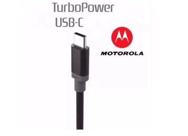 Carregador Turbo Motorola + USB Tipo-C Preto - 4