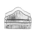 Ver imagem 2 de Porta Guardanapos de Cristal Imperatriz 13,5cm X 4,5cm