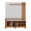 Ver imagem 2 de Estante Home Jurere 1800 para Tv Off White Matte/freijo - Colibri