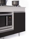 Ver imagem 7 de Balcão Multiuso para Cooktop 4 Bocas Georgia Branco/Preto - Lumil Móveis
