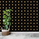 Ver imagem 2 de Papel de Parede Coroa e Escudo Arte Destaque 2 Metros