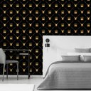 Ver imagem 1 de Papel de Parede Coroa e Escudo Arte Destaque 2 Metros