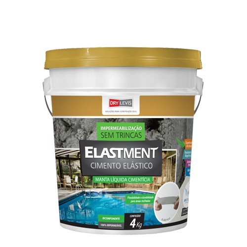 Cimento Elástico Elastment 4KG Azul