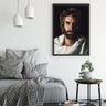 Quadro Decorativo A3 Jesus Cristo Religioso Biblia Fé Moldura Preta Decoração Quarto QP30x42-185 - 3