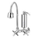 Ver imagem 1 de Torneira Pia Gourmet Cozinha Parede com Filtro Super Luxo Del Metais Exclusive