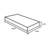 Colchão Infantil Ortobom Espuma D20 Physical 12x70x150 - 2