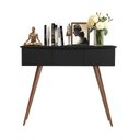 Ver imagem 2 de Aparador Buffet Paris 3 Gavetas Retrô com Pés de Madeira Preto