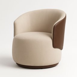 Poltrona Orgânica Compose para Sala Quarto Recepção Suede Corino Liz Confortável Elegante - 2