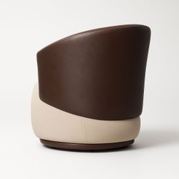 Poltrona Orgânica Compose para Sala Quarto Recepção Suede Corino Liz Confortável Elegante - 3
