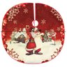 Saia para Árvore de Natal Temática Papai Noel Pinheiro 82cm - 2
