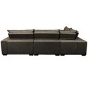Ver imagem 4 de Sofa de Canto Retrátil e Reclinável com Molas Cama Inbox Oklahoma 3,45x2,41 ou 2,41x3,45 Café