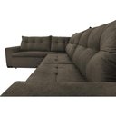 Ver imagem 6 de Sofa de Canto Retrátil e Reclinável com Molas Cama Inbox Oklahoma 3,45x2,41 ou 2,41x3,45 Café
