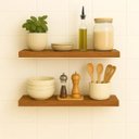 Ver imagem 2 de Prateleira MDF 50x20 Moderna Suporte Parede Invisivel 30mm Italian Noce
