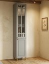 Ver imagem 3 de Paneleiro Simples de 0,40 Cm 100% Mdf Titânio Fosco Amoudi