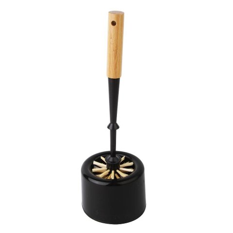 Escova Sanitária Bambu Natural e Preto - A\casa