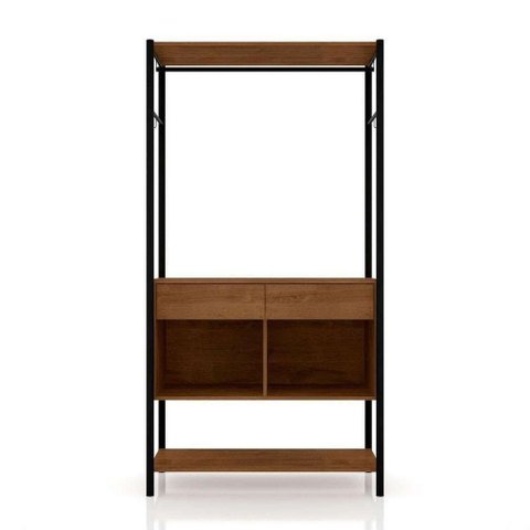 Guarda Roupa Closet Modulado Paris 902 Preto