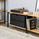 Ver imagem 3 de Nicho com Porta Laguna 38Ax65Lx35P em Madeira Cubomob MEL