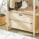 Ver imagem 2 de Nicho com Porta Laguna 38Ax65Lx35P em Madeira Cubomob MEL