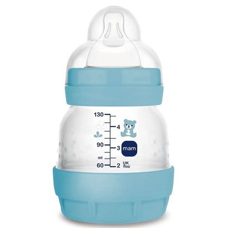 Mamadeira Mam Easy Start Anticolica 130ml 0+ Meses Mam Azul