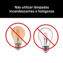 Ver mais imagens de Trilho Eletrificado 42cm 3 Spots E27 Led Comum C/ Conector/emenda Cor:branco