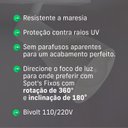 Ver imagem 5 de Trilho Eletrificado 42cm 3 Spots E27 Led Comum C/ Conector/emenda Cor:branco