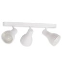 Ver imagem 2 de Trilho Eletrificado 42cm 3 Spots E27 Led Comum C/ Conector/emenda Cor:branco