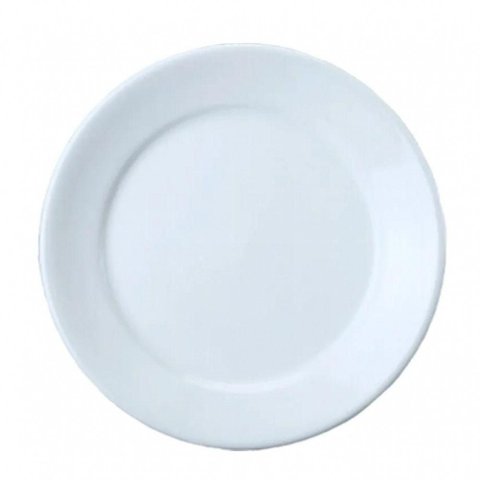 Prato para Jantar Porcelana 24,5 Cm Bar Hotel Germer