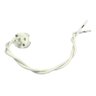 KIT 4 Soquete Para Lâmpada Dicroica Bi pino G4 G5 G6.35 Branco - 3