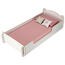 Ver imagem 3 de Cama Infantil Montessoriana Gato MDF com Grades Byhouse