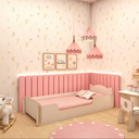 Ver imagem 2 de Cama Infantil Montessoriana Gato MDF com Grades Byhouse