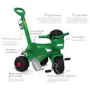Ver imagem 4 de Triciclo Velocípede Passeio e Pedal Hulk Verde Brinquedos Bandeirante