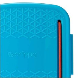 Porta Cotonetes Portátil para Viagem Acessórios com Elástico Interno Azul Crippa - 5