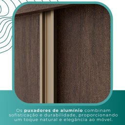 Guarda Roupa Solteiro 100% Mdf 2 Portas de Correr 3 Gavetas com Espelho Portugal - Mais Móveis - 10