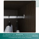 Ver mais imagens de Guarda Roupa Solteiro 100% Mdf 2 Portas de Correr 3 Gavetas com Espelho Portugal - Mais Móveis