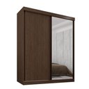 Ver imagem 1 de Guarda Roupa Solteiro 100% Mdf 2 Portas de Correr 3 Gavetas com Espelho Portugal - Mais Móveis