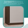 Guarda Roupa Solteiro 100% Mdf 2 Portas de Correr 3 Gavetas com Espelho Portugal - Mais Móveis - 11