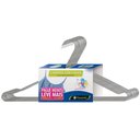 Ver imagem 1 de Cabide Tintureiro com Cava Cromado Organização Roupa Armario - Kit com 10 unidades